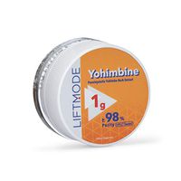 LiftMode Yohimbine HCL Powder Supplement - Fat Burner Supplement Plus Increased Energy and Libido, Yohimbe Bark Extract | Vegetarian, Vegan, Non-GMO, Gluten Free - 1 Gram (400 Servings)