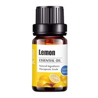 100% Pure Essential Oil, 0.34 Oz Natural Aromatherapy Essential Oils for Diffuser, Humidifier, Massage, Aromatherapy, Skin Care, Perfume (Lemon)