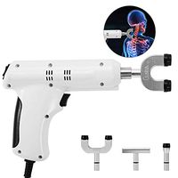 Chiropractic Tool, Spinal Massager, 3 Levels Manual Back Massage Electric Spine Adjuster Adjusting Tool with Four Massage Heads