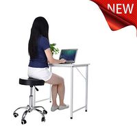 LIEJIE Hydraulic Salon Chair Office Chair Beauty Salon Work Bench Bar Chair Black Hydraulic Adjustable Swivel Drafting Club Bar Stool (Black)