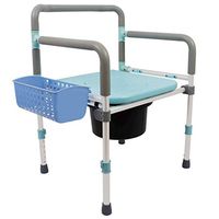 FLYSXP Multifunctional Folding Toilet Seat for The Elderly Disabled Seat Shower Chair Wheelchair