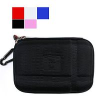 GPS Carrying Case Fits 5 Inch 5.2 inch Garmin Nuvi 5000 1490T 1450 1450T Tomtom XXL 530S XXL 540TM 540S 540M 540S 540T 550TM 550T Magellan Mestro 5310 5045 LM Motorola Montonav, Nylon Black