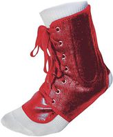 SafeTGard Large Lace Up Ankle Brace (Red)