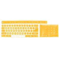 Water & Wood Silicone Orange Yellow Full-size Desktop Keyboard Film 45cm x 13.5cm