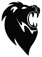 Newclew Lion Face Abstract Signet (Default Black) Available in Sticker Decal Notebook Car Laptop Art Bumper Sticker Decal