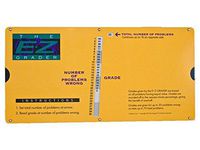 Grading Calculator - E-Z Grader Teacher's Aid Scoring Chart Big Print Edition (Yellow) - 10" x 5"