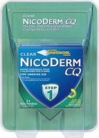 GlaxoSmithKline Nicoderm CQ 21mg Step 1 Clear Nicotine Patches - 21 Count