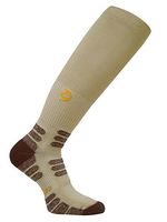 Worksox Work on Your Feet OTC Graduated Compression DryStat Odor Resistant Socks TWS1000, Khaki, Small