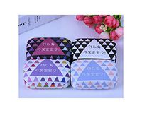 Cute Chinese Letter Companion Box Leather Box 7 Types Contact Lens case Lenses Container,Random