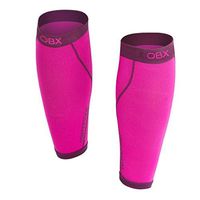 Compression Calf Sleeve for Men and Women,Running Pro Perforamce Claf Sleeves for Nurse,Marathon,Travel,Shin Splints,Hiking-Great for Muscle Recovery(Pink, M)