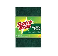 Clean tough messes Heavy Duty Scour Pads, 6pk by Scotch-Brite