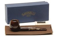 Savinelli Marron Glace 207 Smooth Brown Tobacco Pipe