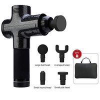 Deep Tissue Massage Gun, Muscle Massager Cordless Percussive Handheld Muscle Gun Delivers Therapeutic for Athletes Body Relaxation Slimming Shaping Pain Relief (Carbon Black)