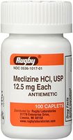 Meclizine Tablets 12.5mg 100ct by Rugby