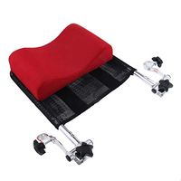 dailymall Adjustable Wheelchair Headrest Neck Support Cushion Pillow for 16-20" Chair - Red