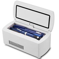 HYXL Portable Insulin Refrigerated Box,Insulin Cooler,Refrigerator for Medicine 5v Rechargeable Portable Insulin Refrigerated Box Intelligent Cooling Medicine Box-a