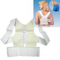 Magnetic Therapy Posture Support Corrector Body Back Pain Belt Brace Shoulder