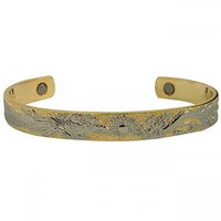 Magnetic Bracelet Cuff with Dragon Design