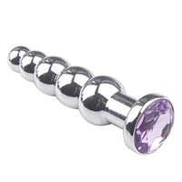WENWING Metal Crystal Jewelry Waterproof Amal Plug Shower Enema Beaded B'ut.t Pùg Pocket Massager Trainer Sxx Toys Trainer for Women Men