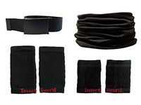 InsectGuard Permethrin Treated Tick & Mosquitoes Insect Repellent Complete Package 2 - BB74 (Black) One Size Fits All Up to Adult Medium