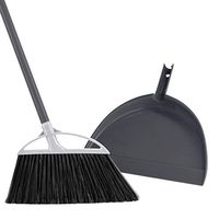 Radley & Stowe Angle Broom and Dustpan Set (Grey)