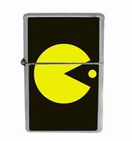 Pac Man Classic 80's Video Game Flip Top Oil Cigarette Lighter