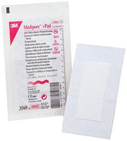 3M Healthcare Medipore Plus Pad Soft Cloth Adhesive Wound Dressing 3-1/2" x 6", Pad Size 1-3/4" x 4", Sterile (Box of 25 Each)