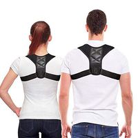 Mespirit Posture Corrector for Men and Women, Mercase Upgraded Double Upper Back Brace Adjustable and Breathable Pain Relief for Neck, Back, Shoulders