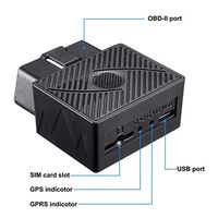OBD Vehicle GPS Tracker-Plug and Play OBD GPS Tracker for Cars with 1 Year Service