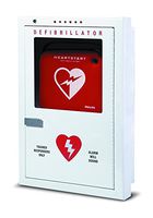 HeartStart Philips PFE7023D Semi-Recessed Defibrillator Cabinet, Beige, 16.5? (42 cm) w, 24.5? (62 cm) h, 2.5? (6 cm) d