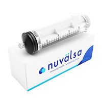 Nuvälsa 200ml Ozone Syringe - Ozone Resistant Materials, Male Luer Lock, High Quality Silicone Plunger for Easy Use