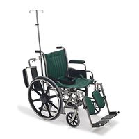 18" Wheelchair with Fixed Footrests