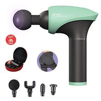 Pure Wave Massager for Muscles Handheld Deep Tissue Percussion Fascia Gun for Athletes,Super Quiet Percussive Massage Gun with 3 Speeds Strength Levels (Green)