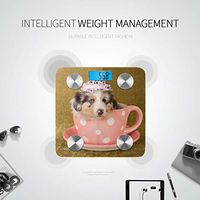 Beautiful Puppy Sitting in The Cup Scales Weight Bathrooms Scales Bathrooms Scales Tracks 8 Key Compositions Analyzer Sync with Fitness Apps 400 Lbs