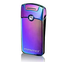 Unishow ® Single Arc USB Rechargeable Flameless Windproof Electronic Cigarette Metal Lighter in Gift Box (Rainbow)