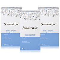 Summer's Eve Extra Cleansing Douche Vinegar & Water 4.5 Ounces Bottles (Pack of 12)