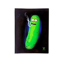 Glass Rolling Tray by V Syndicate (Pickle, Small)