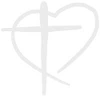 hBARSCI Heart & Cross Vinyl Decal - 5 Inches - for Cars, Trucks, Windows, Laptops, Tablets, Outdoor-Grade 2.5mil Thick Vinyl - White