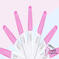 20 X Pregnancy Tests Mid Flow Home Urine Test Ultra Early 10mIU