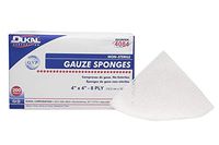 Dukal Gauze Sponge, 8-Ply, Non Sterile, 4" x 4" (Pack of 4000)