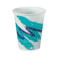 SCCR12NJ - Solo R12NJ Waxed Cold Paper Cup w/Jazz Design, 12 Ounce