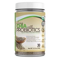 Dr.Colbert's USDA Organic Milled Living Chia Seeds Plus Probiotics - 30 Day Supply - 1 Billion CFU