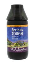 WishGarden Herbs - Serious Cough, Organic Herbal Cough Suppressant Supplement, Soothes and Calms Common Throat and Bronchial Irritation (4 Ounce Jigger)