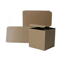 JAM PAPER Open Lid Gift Boxes - 6 x 6 x 6 - Kraft - Sold Individually