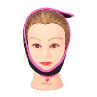 Pangding Anti Snoring Strap, for Sleeping Headband Chin Jaw Support Strap(Rose Red)