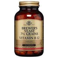 Solgar - Brewer's Yeast 7 1/2 Grains with Vitamin B12, 250 Tablets