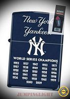 8221 ny Yankees 27 Times Lighter with Flint Pack - Premium Lighter Fluid (Comes Unfilled) - Made in USA!