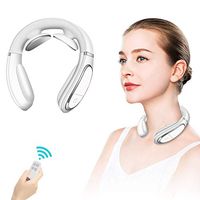 Neck Massager with Pulse Heated, Smart Cordless 4D Electric Neck Massage Equipment with 6 Modes,Massagers for Neck and Back,Head Massager Scalp Stress Relax