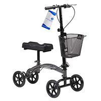 Dynarex Steerable Knee Walker with Basket