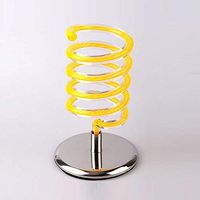LIUCS Spiral Living Room-Dryer Holder, Hair Dryer, Hair straighteners, Sturdy Acrylic Multi-Purpose Desk Stand, Yellow